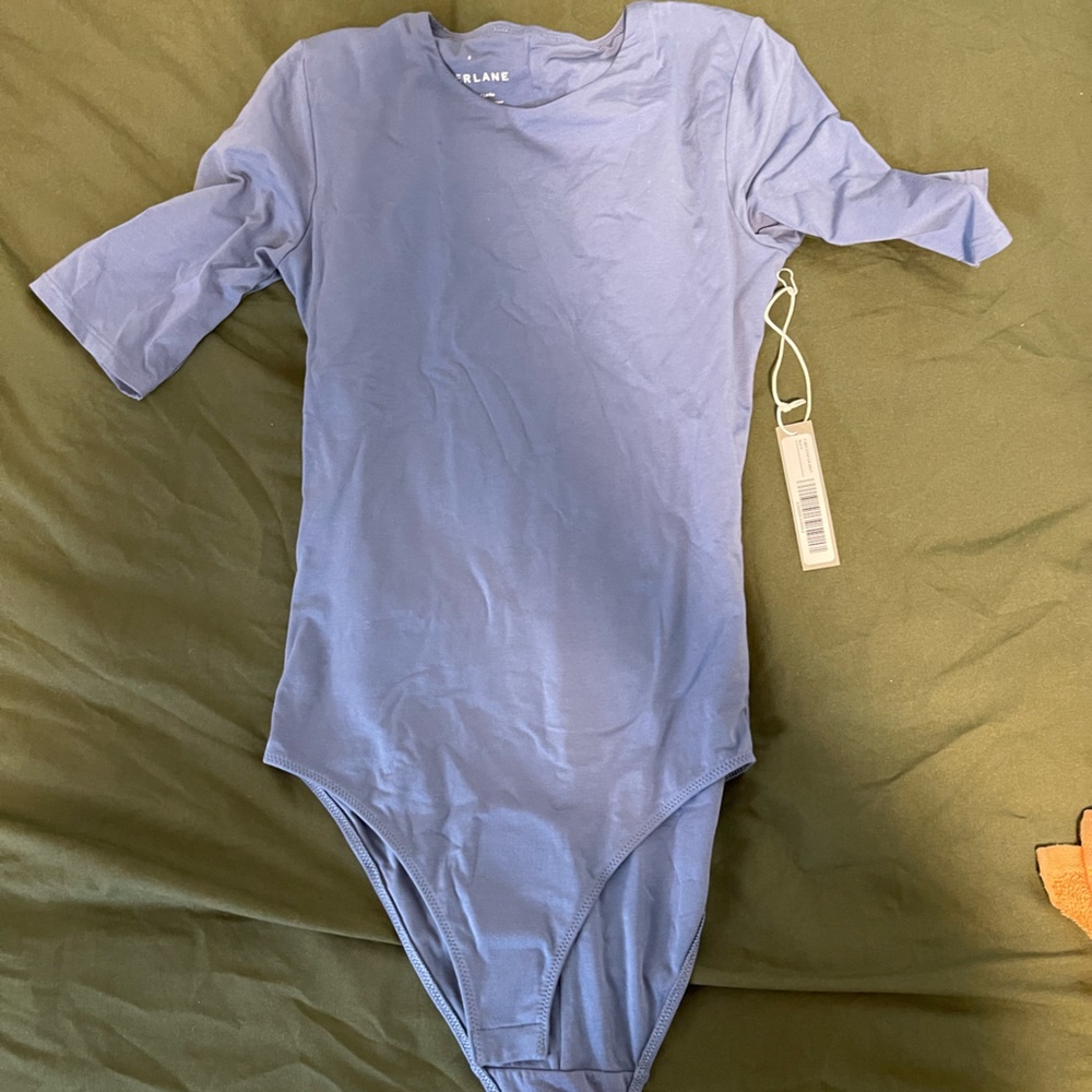 Everlane Light Blue Bodysuit